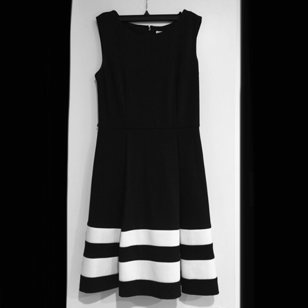 Calvin Klein Sleeveless Fit & Flare Dress